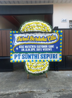 Papan Bunga Duka di 14 Ulu