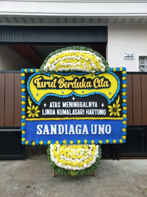 Papan Bunga Duka di 14 Ulu